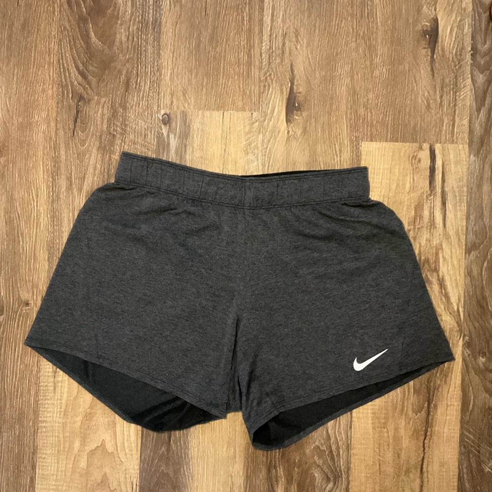 Nike Women's Charcoal Athletic Shorts, size Small